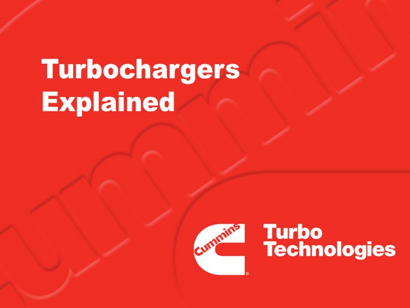Turbochargers Explained